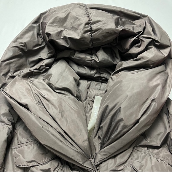 ADD Down Shawl Collar Short Puffer Jacket - Picture 2 of 6